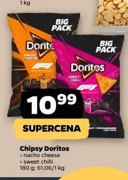 Netto Chipsy Doritos nacho cheese oferta