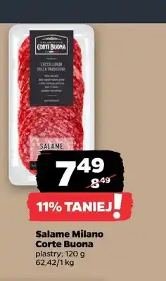 Netto Salame Milano Corte Buona plastry oferta