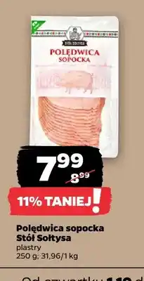 Netto Polędwica sopocka plastry Stół Sołtysa oferta