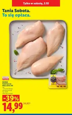 Lidl Polski kurczak - filety z piersi XXL Rzeźnik oferta