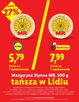 Lidl Margaryna Słynne MR oferta