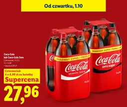 Lidl Napój gazowany Coca-Cola 4-pak oferta