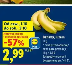 Lidl Banany luzem oferta