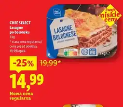 Lidl Lasagne po bolońsku Chef Select oferta