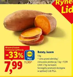 Lidl Bataty luzem oferta