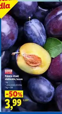 Lidl Śliwki niebieskie polskie luzem Ryneczek Lidla oferta