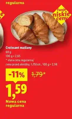 Lidl Croissant maślany oferta