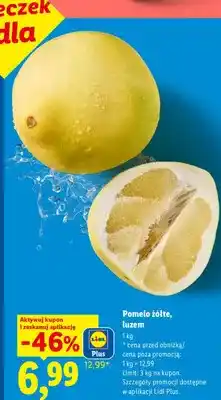 Lidl Pomelo żółte luzem oferta