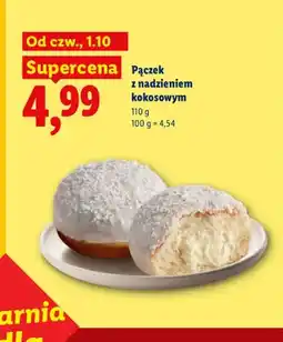 Lidl Pączek z nadzieniem kokosowym oferta