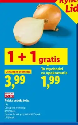 Lidl Cebula żółta polska oferta