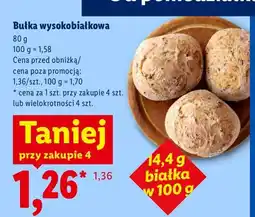 Lidl Bułka wysokobiałkowa oferta