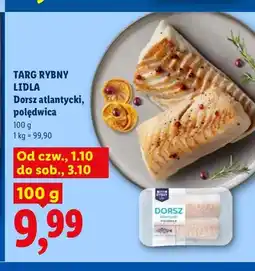 Lidl Dorsz atlantycki polędwica Targ Rybny Lidla oferta