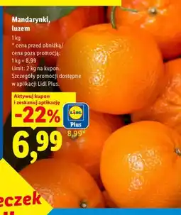 Lidl Mandarynki luzem oferta