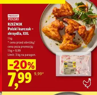 Lidl Polski kurczak skrzydła XXL Rzeźnik oferta