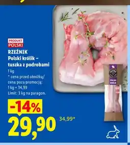 Lidl Polski królik - tuszka z podrobami Rzeźnik oferta