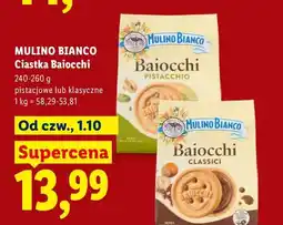 Lidl Ciastka Baiocchi pistacjowe Mulino Bianco oferta