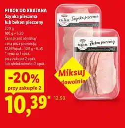 Lidl Szynka pieczona Pikok Od Krajana oferta