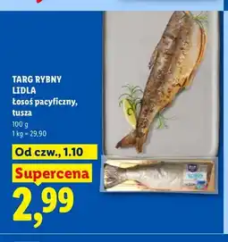 Lidl Łosoś pacyficzny tusza Targ Rybny Lidla oferta