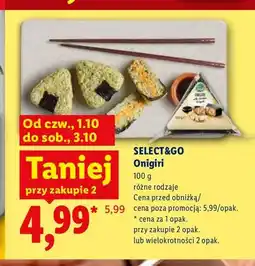 Lidl Onigiri Select & Go oferta