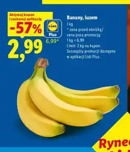 Lidl Banany luzem oferta