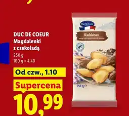 Lidl Magdalenki z czekoladą Duc De Coeur oferta