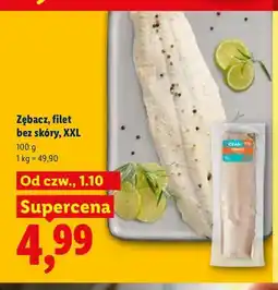 Lidl Zębacz filet bez skóry XXL Ocean oferta