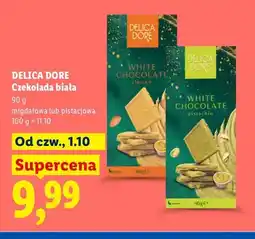 Lidl Czekolada biała migdałowa Delica Dore oferta
