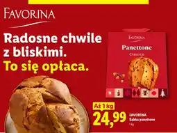 Lidl Babka panettone Favorina oferta