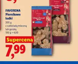Lidl Piernikowe ludki z czekoladą mleczną Favorina oferta