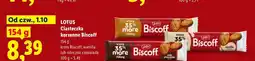 Lidl Ciasteczka korzenne Biscoff krem Biscoff Lotus oferta