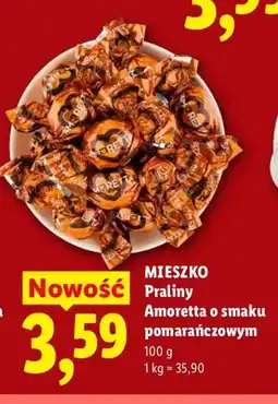 Lidl Praliny Amoretta o smaku pomarańczowym Mieszko oferta