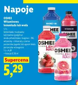 Lidl Witaminowa lemoniada truskawka Oshee oferta