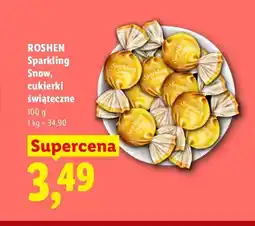 Lidl Cukierki świąteczne Sparkling Snow Roshen oferta
