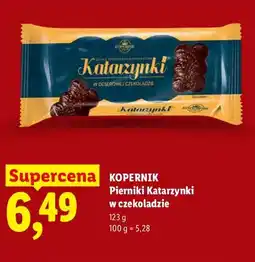 Lidl Pierniki Katarzynki w czekoladzie Kopernik oferta