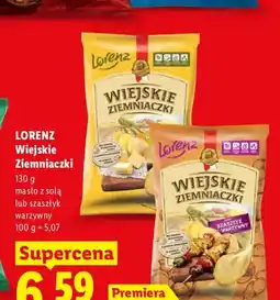 Lidl Wiejskie Ziemniaczki szaszłyk warzywny Lorenz oferta