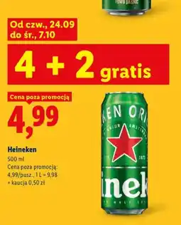 Lidl Piwo Heineken oferta