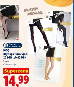 Lidl Rajstopy funkcyjne 20 DEN NOQ oferta