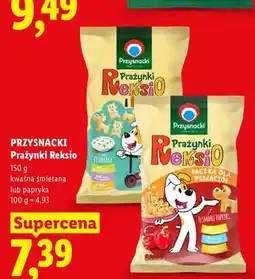 Lidl Prażynki Reksio kwaśna śmietana Przysnacki oferta
