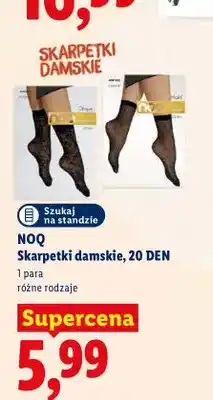 Lidl Skarpetki damskie 20 DEN NOQ oferta