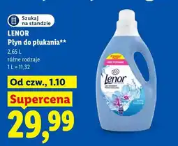 Lidl Płyn do płukania Lenor oferta
