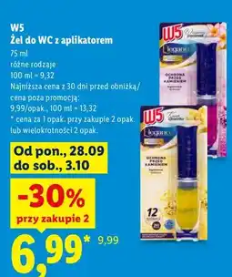 Lidl Żel do WC z aplikatorem W5 oferta