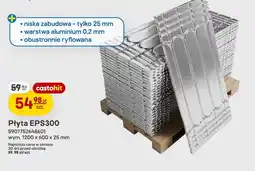 Castorama Płyta EPS300 ryflowana oferta