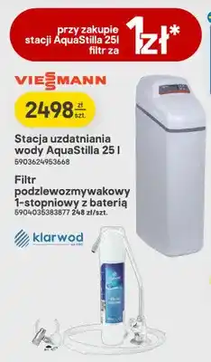 Castorama Filtr podzlewozmywakowy 1-stopniowy z baterią Klarwod oferta