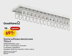 Castorama Szyna sufitowa dwutorowa Thira Ii GoodHome oferta