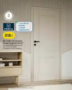 Castorama Skrzydło drzwiowe bezprzylgowe Surin Fortia oferta