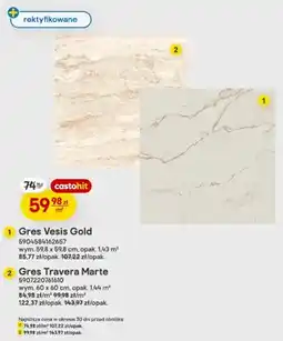 Castorama Gres Travera Marte 60x60 cm oferta