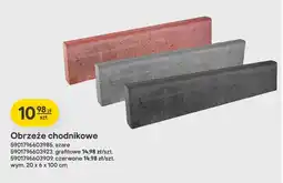 Castorama Obrzeże chodnikowe czerwone Polbruk oferta