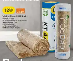 Castorama Wełna Ekoroll Mpr 44 gr. 15 cm Knauf Insulation oferta