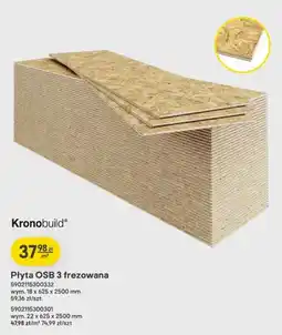 Castorama Płyta OSB 3 frezowana 18x625x2500 mm Kronobuild oferta