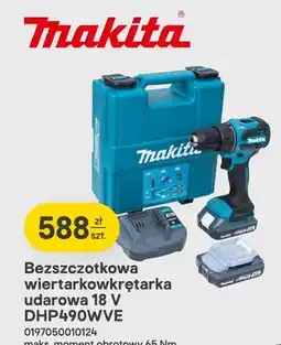 Castorama Bezszczotkowa wiertarkowkrętarka udarowa DHP490WVE Makita oferta